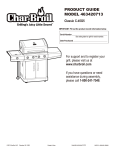 Char-Broil 463420713 Product guide