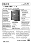 Siemens FIREFINDER-XLS Specifications