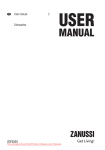 Zanussi ZDF 6745 User manual