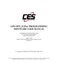 CES GPS-207DC User manual