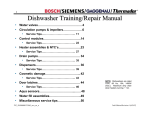 Bosch SHX33A Repair manual