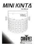 Chauvet Mini Kinta User manual