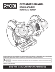 Ryobi BGH827 Operator`s manual