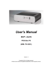 RTS BP-325 User`s manual