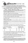 Schumacher Electric SE-1072 Operating instructions