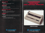 Commodore MPS-803 User`s guide