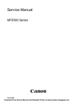 Canon imageCLASS MF6580PL Service manual