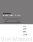 Avermedia AVerLife XVision HD User manual