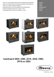 Dovre Dovre Fireplace 2020 Technical data