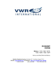VWR International 1325F Specifications