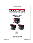 Baldor Premier 'R' Series Operator`s manual