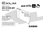 Casio EX-M1 - EXILIM Digital Camera User`s guide