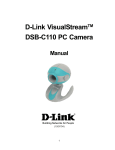D-Link DSB-C110 - VisualStream Web Camera Installation guide