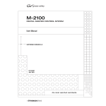 VDO MI 2100 User manual