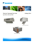 McQuay T170 Product data