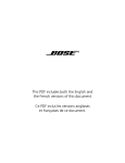 Bose Al8 Technical information