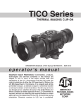 American Technologies Network TICO series Operator`s manual
