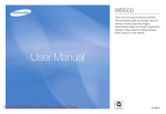 Samsung WB500 User manual