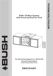 Bush BMS05DABIP Operating instructions