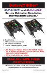 VDC Electronics BatteryMINDer 36271 Instruction manual