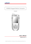 Unitech PA968 User`s manual