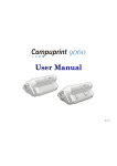Compuprint 9060 User manual