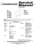 Mitsubishi VS-45609 Service manual