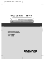 Daewoo DVG-5200S Service manual