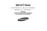 AT&T Multimedia Cell Phone User manual