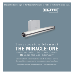 Elite access systems Miracle-One Specifications