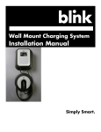 Blink Wall Mount Charging System Installation manual