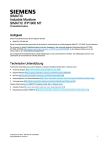 Siemens IFP1900 Operating instructions