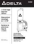 Delta 50-850 Instruction manual