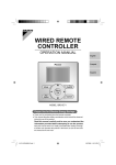 Daikin BRC1E71 Installation manual