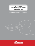 Baumatic BFVTD6BL Instruction manual