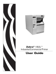 Zebra 105SL Plus User guide
