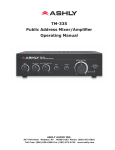 Ashly MM-6 Specifications