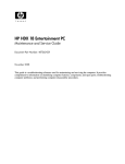 HP HDX16 1040us - Pavilion - Core 2 Duo 2.26 GHz System information