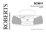 Roberts SC9911 Specifications