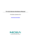 Moxa Technologies 6110 Hardware manual