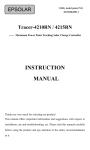 Boost Tracer Instruction manual