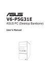 Asus V6-P5G31E User`s manual