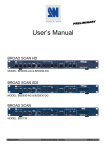 Analog way BSD830-AG User`s manual