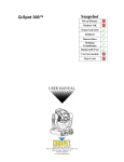 Chauvet Q-Spot 300 User manual