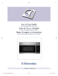 Electrolux 316902903 Use & care guide
