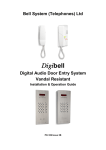 Digibell Vandal Resistant System Installation guide