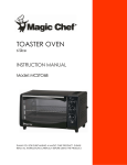 Magic Chef MCSTO6B Instruction manual