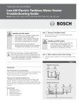 Bosch RP9P Troubleshooting guide