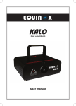 Equinox Systems Kalo EQLA26 User manual