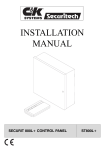 C&K systems LED Keypad Installation manual